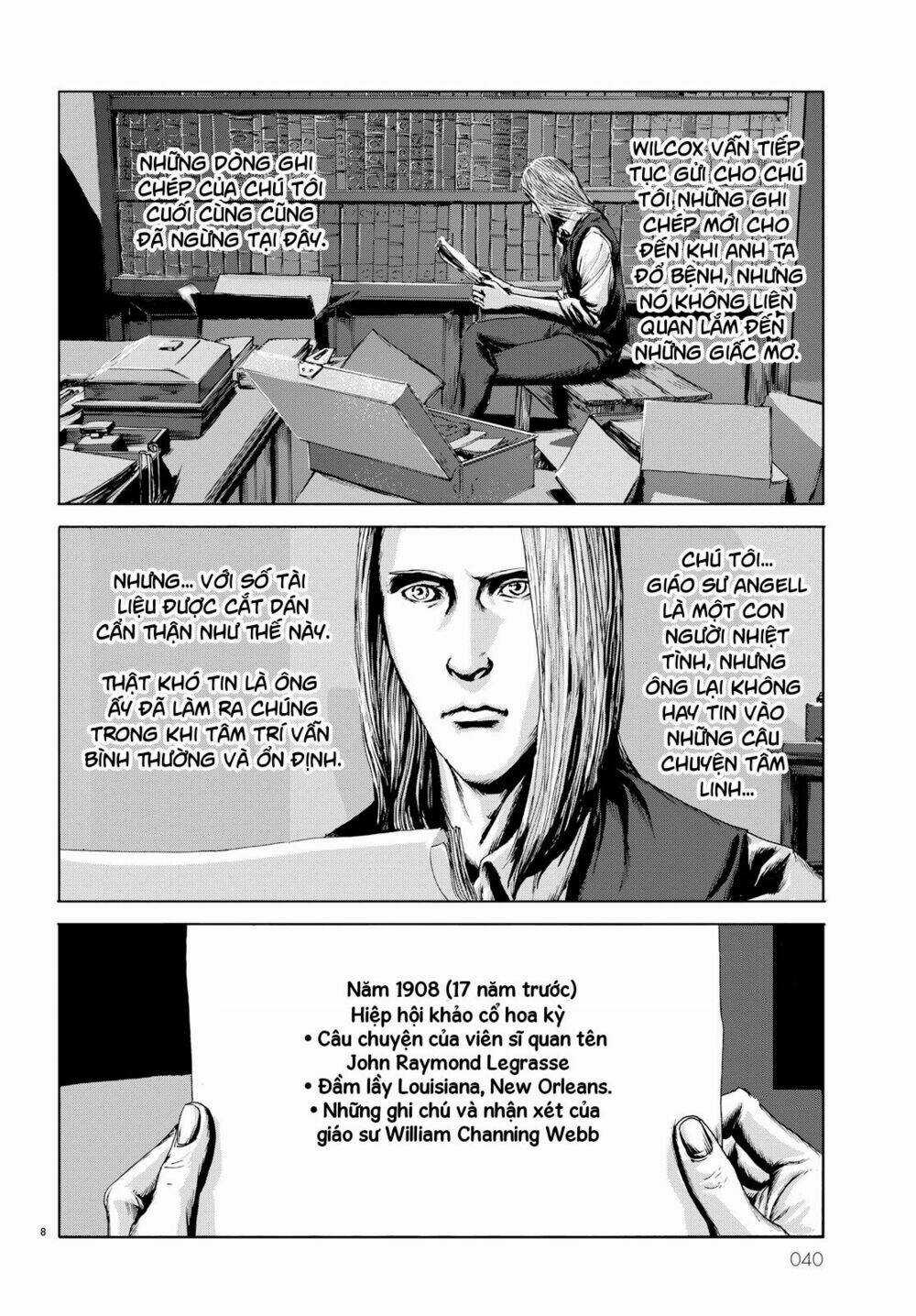 Tiếng Gọi Cthulhu - Chapter 2 - Trang 8