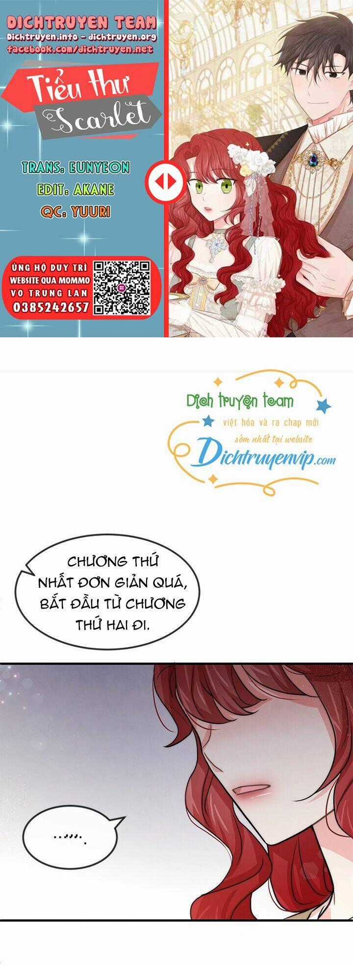 Tiểu Thư Scarlet - Chapter 39 - Trang 1