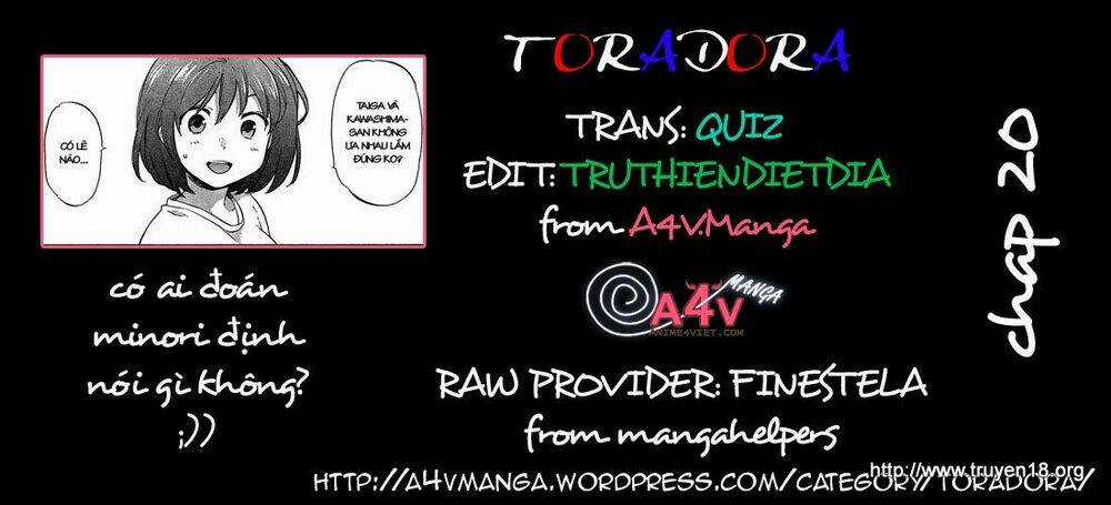 Toradora! - Chapter 20 - Trang 16