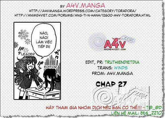 Toradora! - Chapter 27 - Trang 1