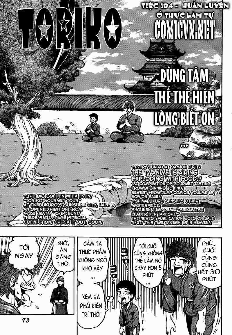 Toriko - Thợ Săn Ẩm Thực - Chapter 184 - Trang 3