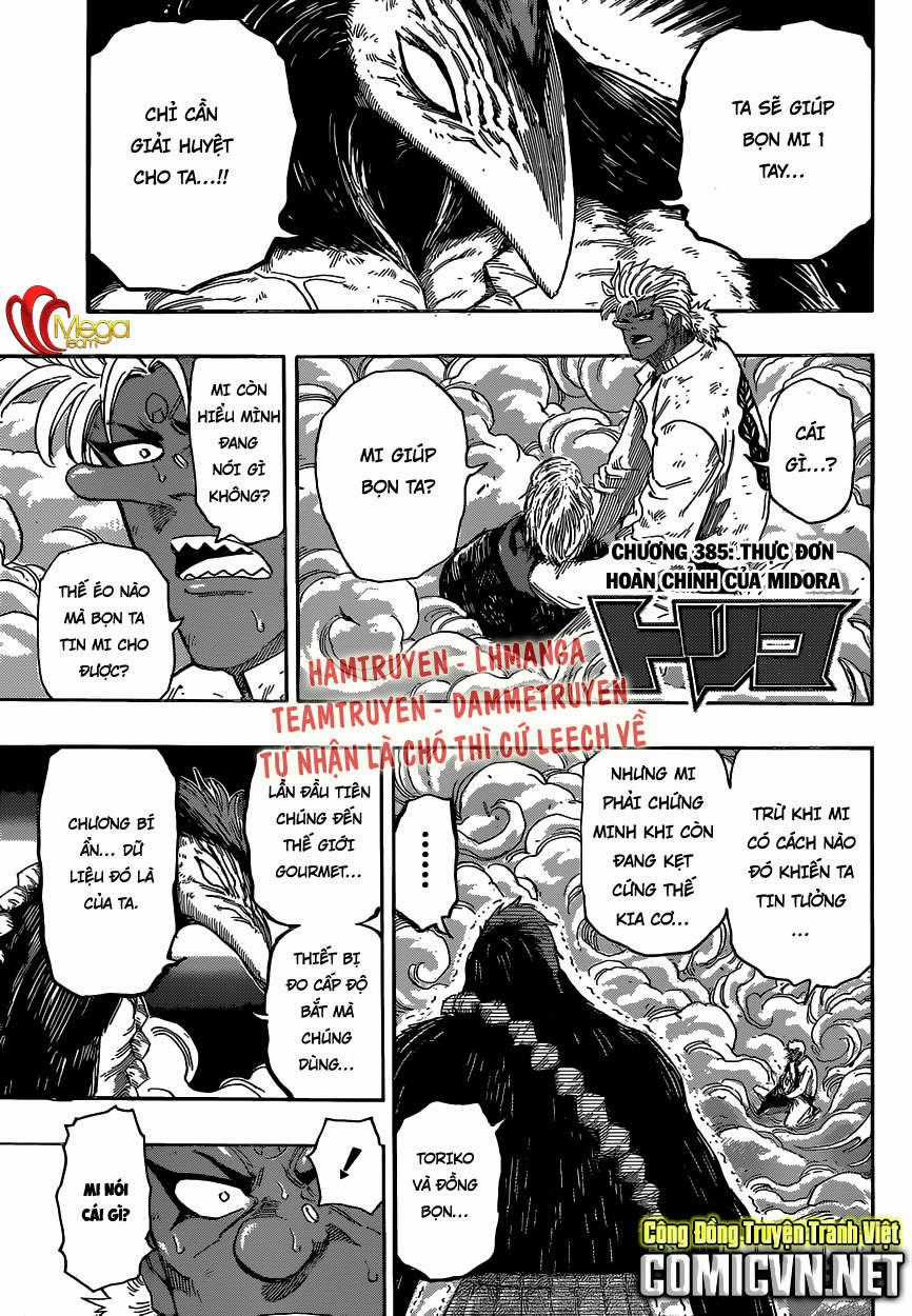 Toriko - Thợ Săn Ẩm Thực - Chapter 385 - Trang 1