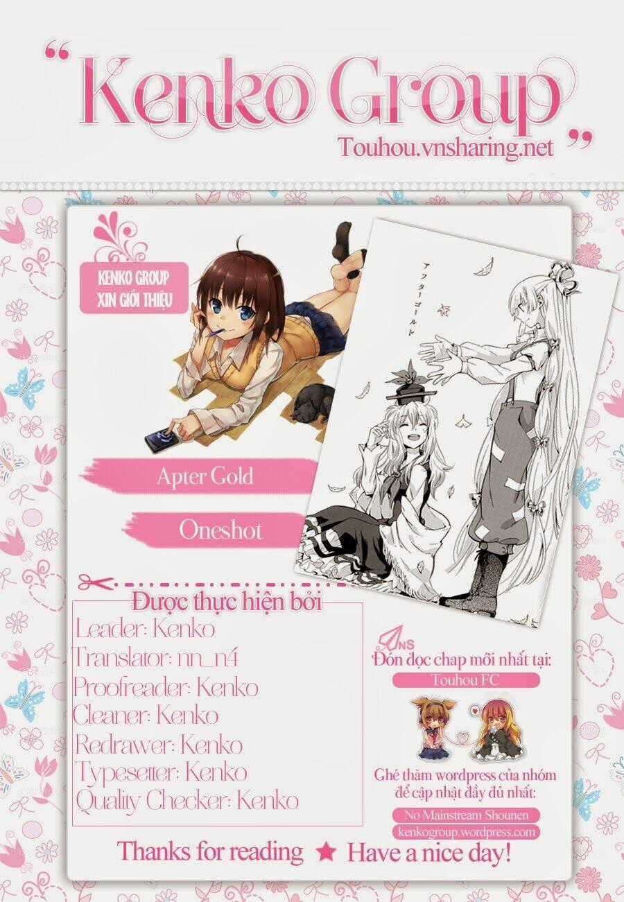 Touhou - After Gold - Chapter 0 - Trang 1