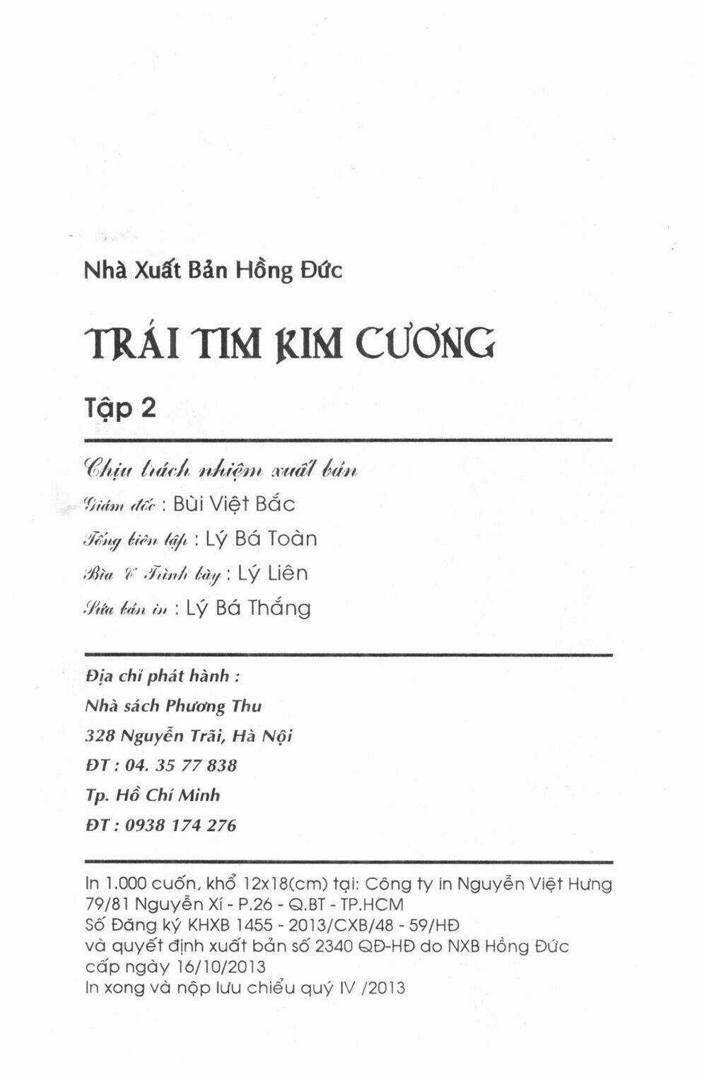 Trái Tim Kim Cương - Chapter 2 - Trang 2