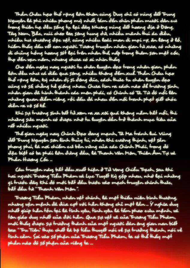 Tru Tiên - Celestial Destroyer - Chapter 1 - Trang 3