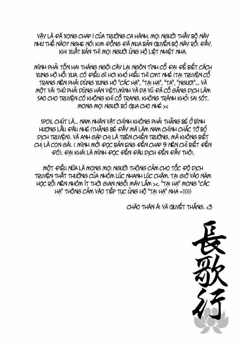 Trường Ca Hành - Chapter 1.2 - Trang 33