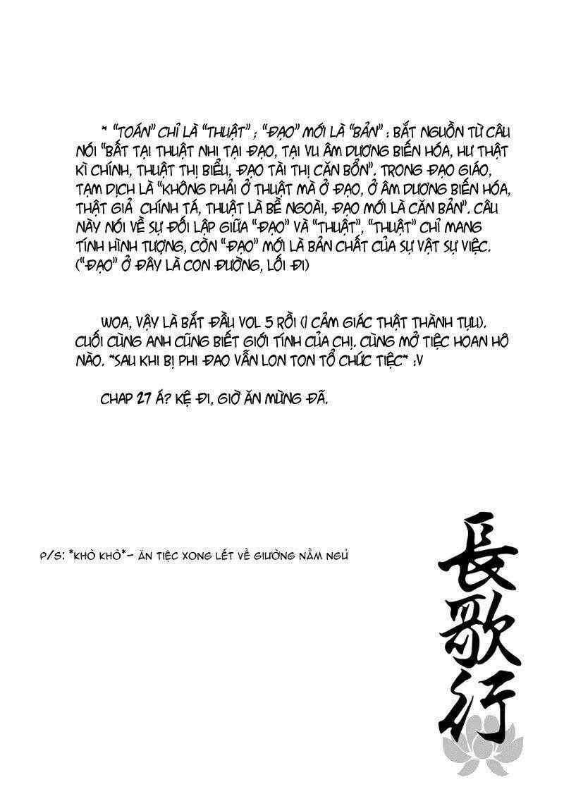 Trường Ca Hành - Chapter 26 - Trang 32