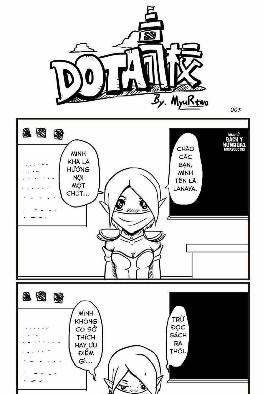 Trường Học Dota - Chapter 1 - Trang 9