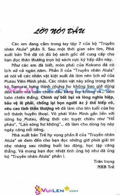 Truyền Nhân Atula Phần II - Chapter 7 - Trang 5