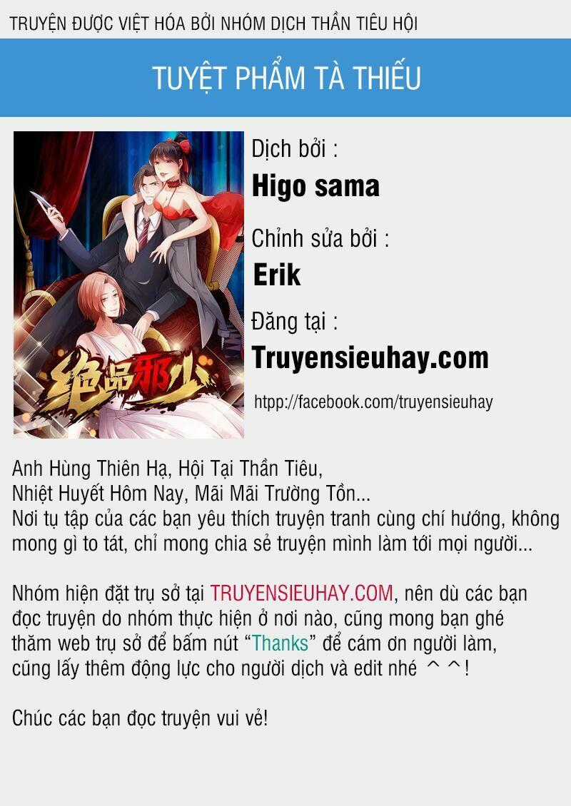 Tuyệt Phẩm Tà Thiếu - Chapter 33 - Trang 1