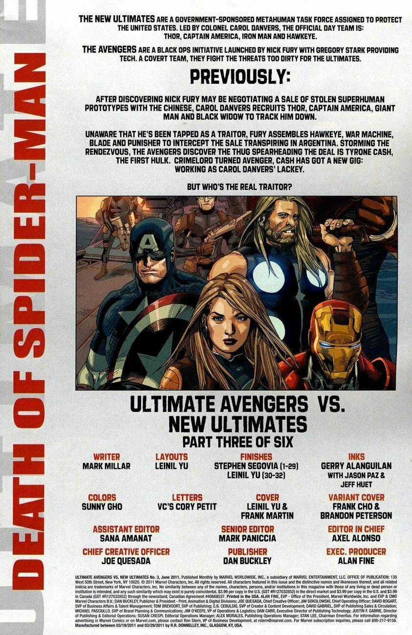 Ultimate Comics: Avengers Vs New Ultimates - Chapter 3 - Trang 2