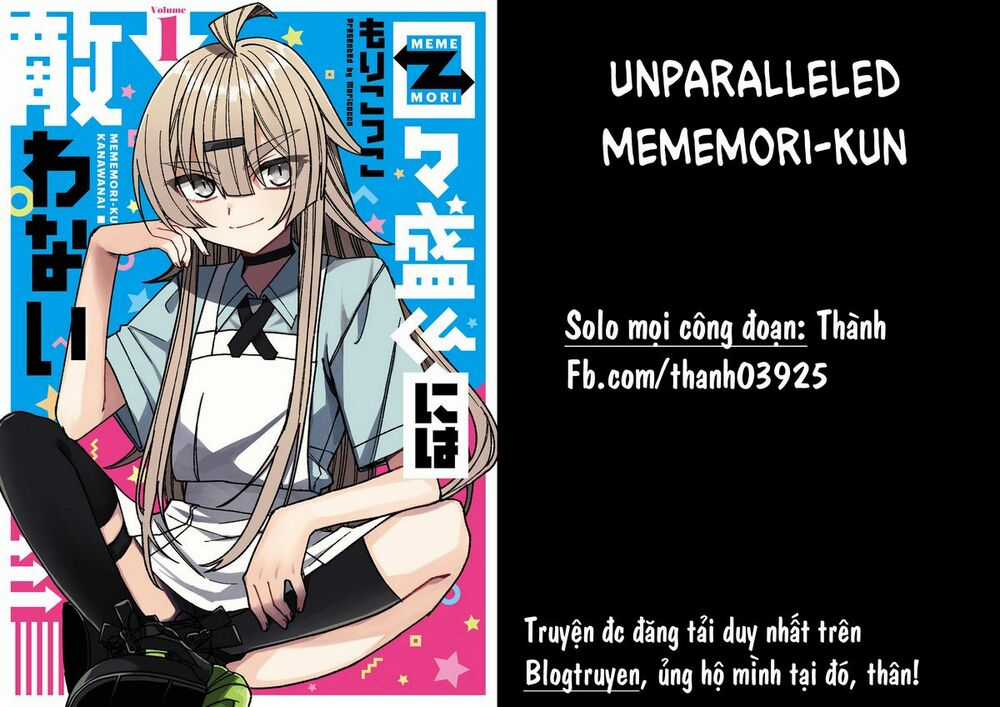 Unparalleled Mememori-Kun - Chapter 3 - Trang 1