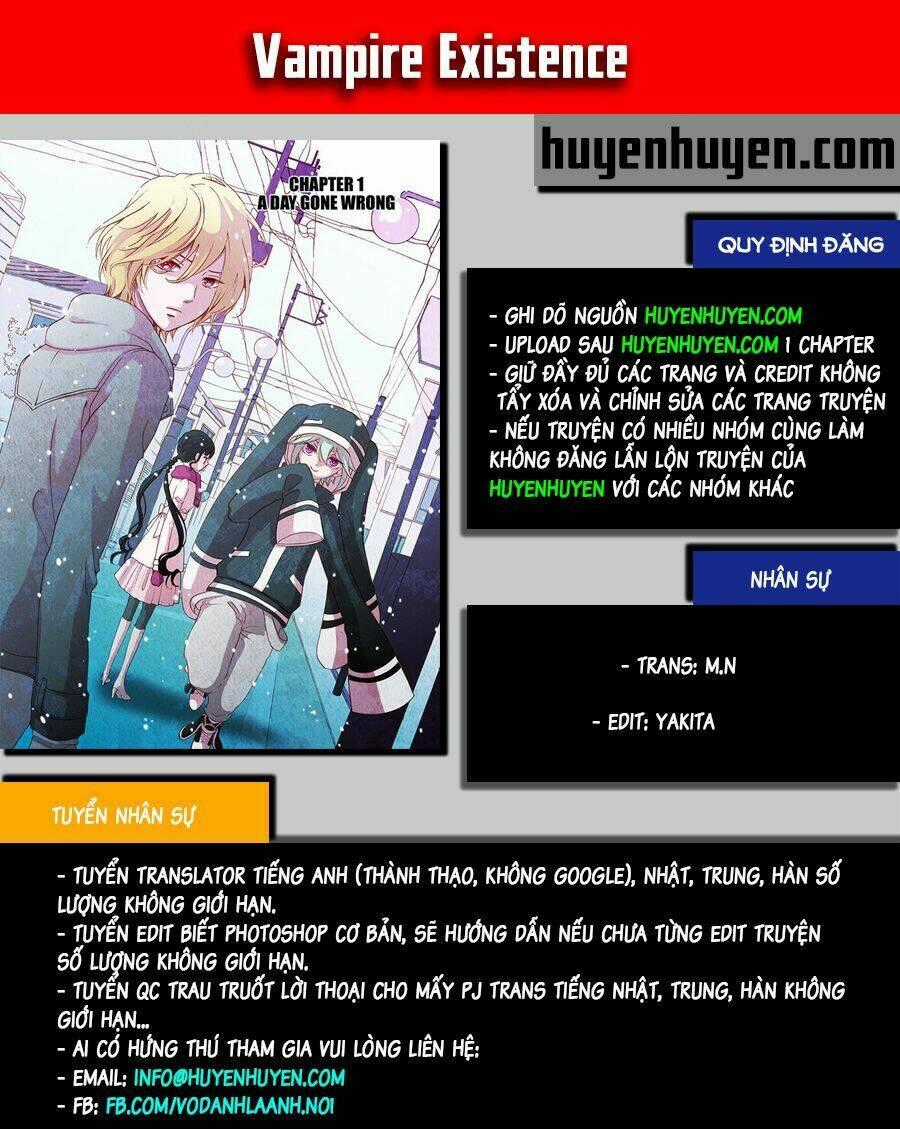 Vampire Existence - Chapter 1.1 - Trang 1