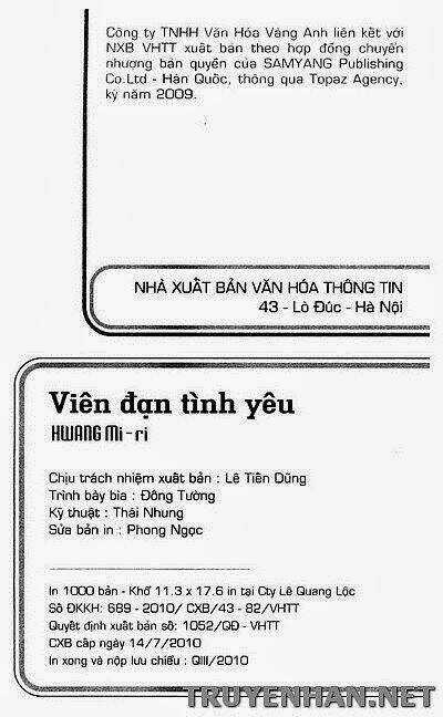 Viên Đạn Tình Yêu - Chapter 3 - Trang 4
