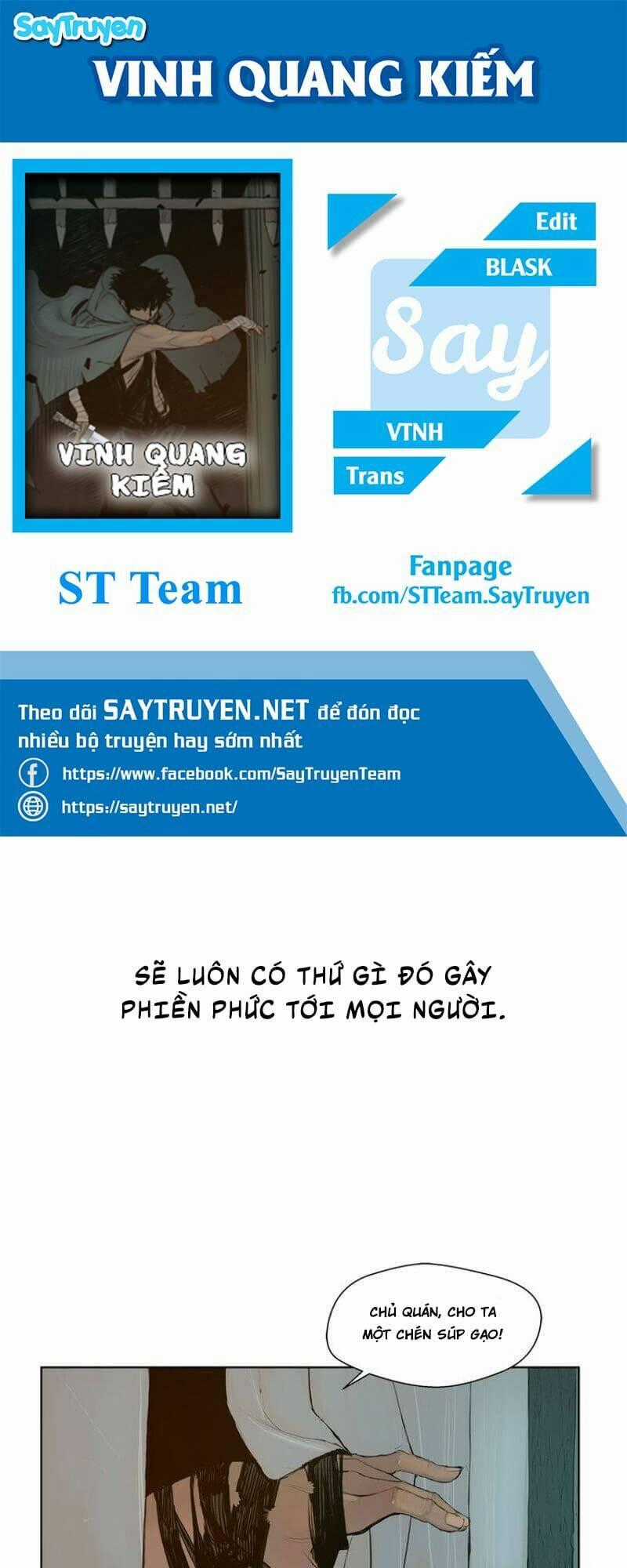 Vinh Quang Kiếm - Chapter 20 - Trang 1