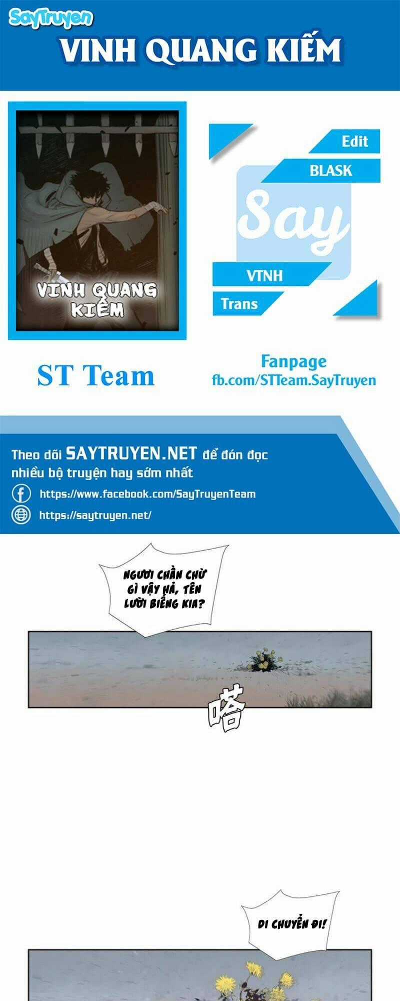 Vinh Quang Kiếm - Chapter 31 - Trang 1
