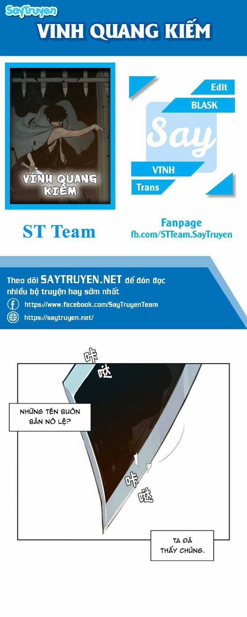 Vinh Quang Kiếm - Chapter 38 - Trang 1