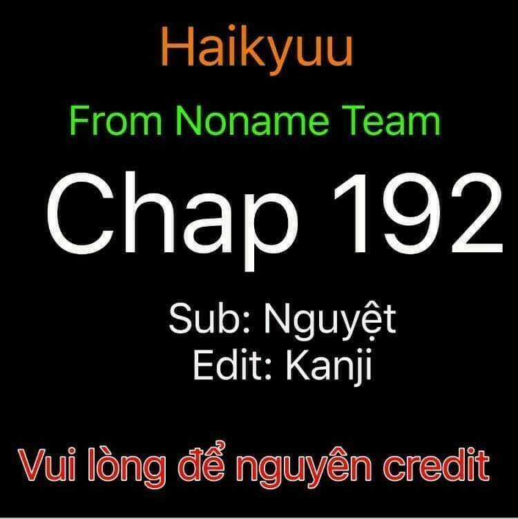 Vua Bóng Chuyền - Chapter 192 - Trang 1