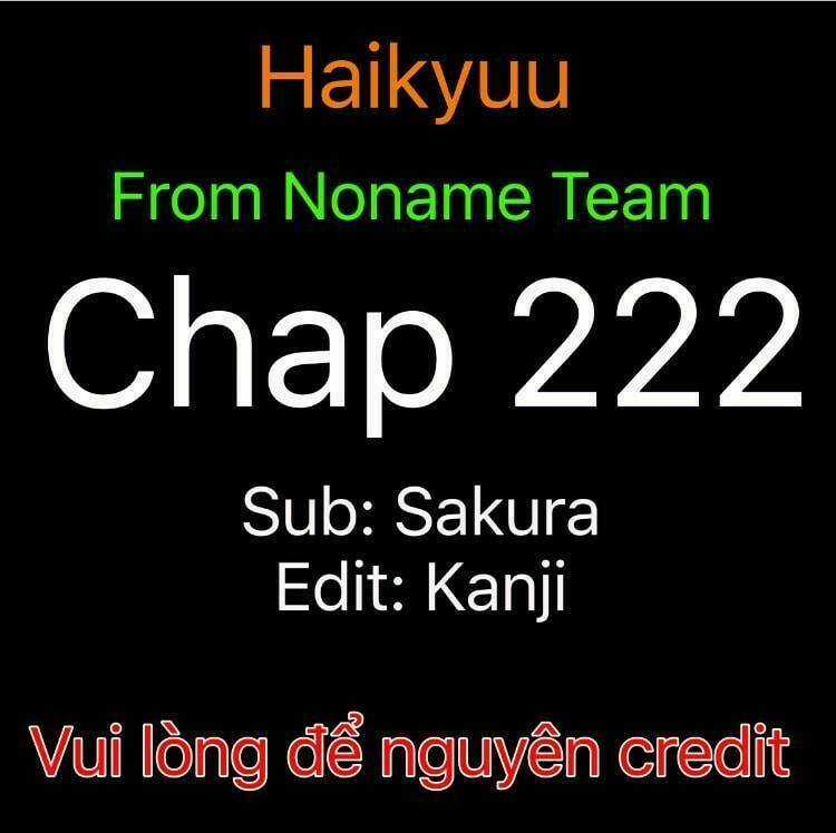 Vua Bóng Chuyền - Chapter 222 - Trang 1