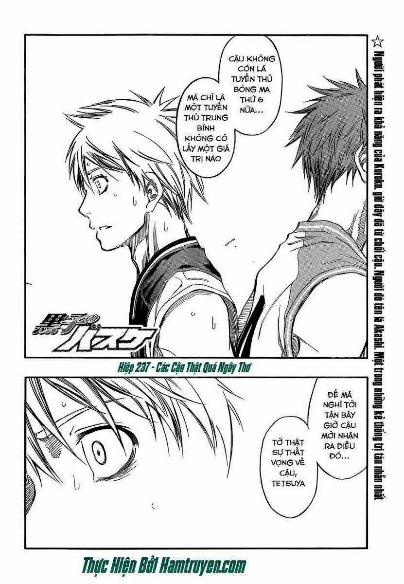 Vua Bóng Rổ Kuroko - Chapter 237 - Trang 5