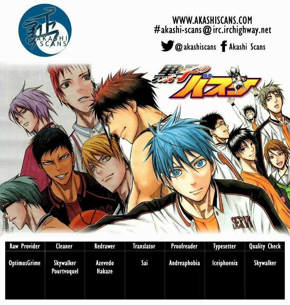 Vua Bóng Rổ Kuroko - Chapter 252 - Trang 2