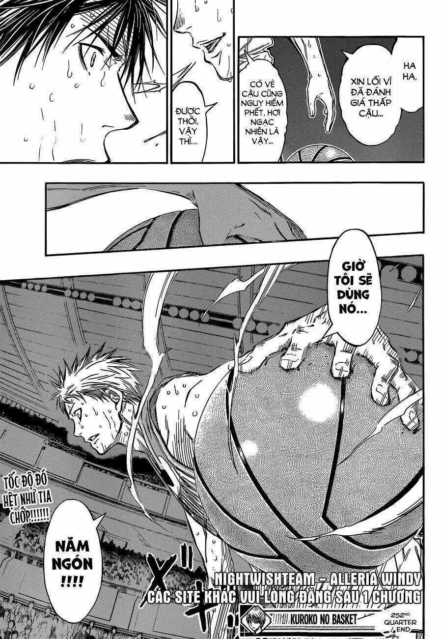 Vua Bóng Rổ Kuroko - Chapter 252 - Trang 20