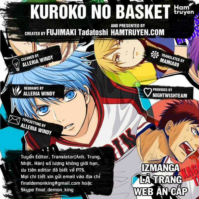 Vua Bóng Rổ Kuroko - Chapter 270 - Trang 1