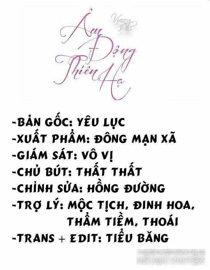 Vương Phi - Âm Động Thiên Hạ - Chapter 39 - Trang 1