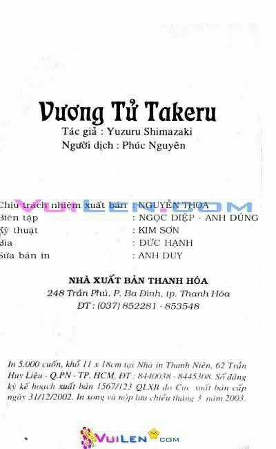 Vương Tử Takeru - Chapter 5 - Trang 4