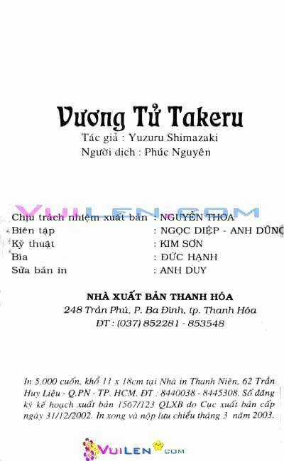 Vương Tử Takeru - Chapter 6 - Trang 4