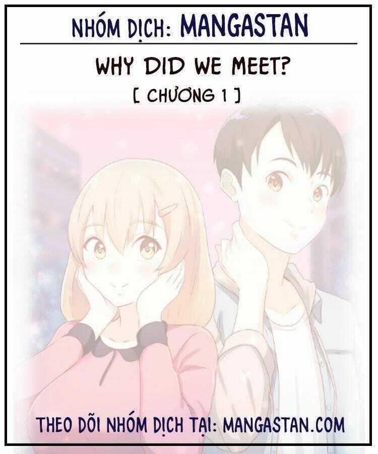 Why Did We Meet? - Chapter 1 - Trang 1
