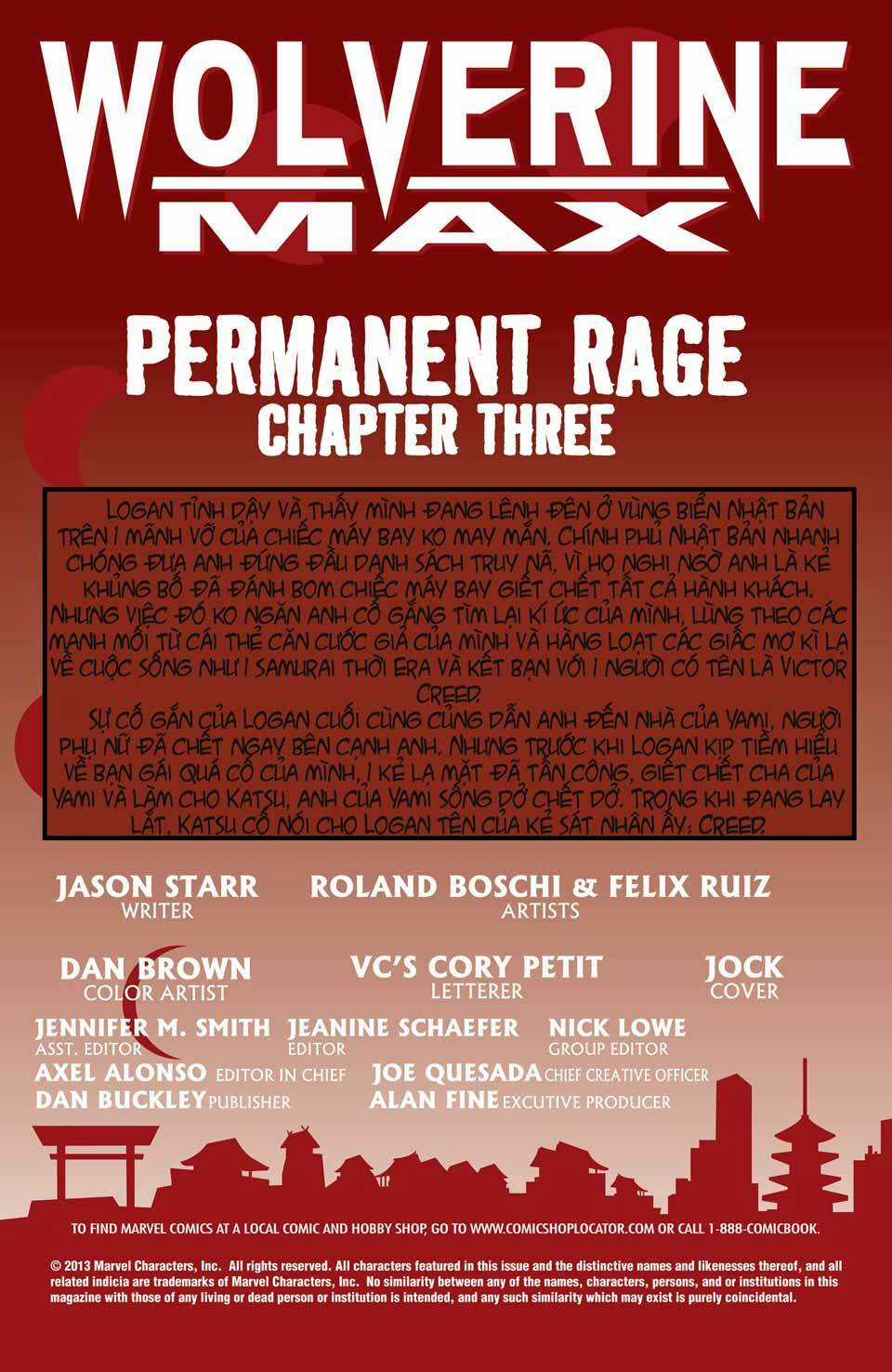 Wolverine Max (2013) - Chapter 3 - Trang 3