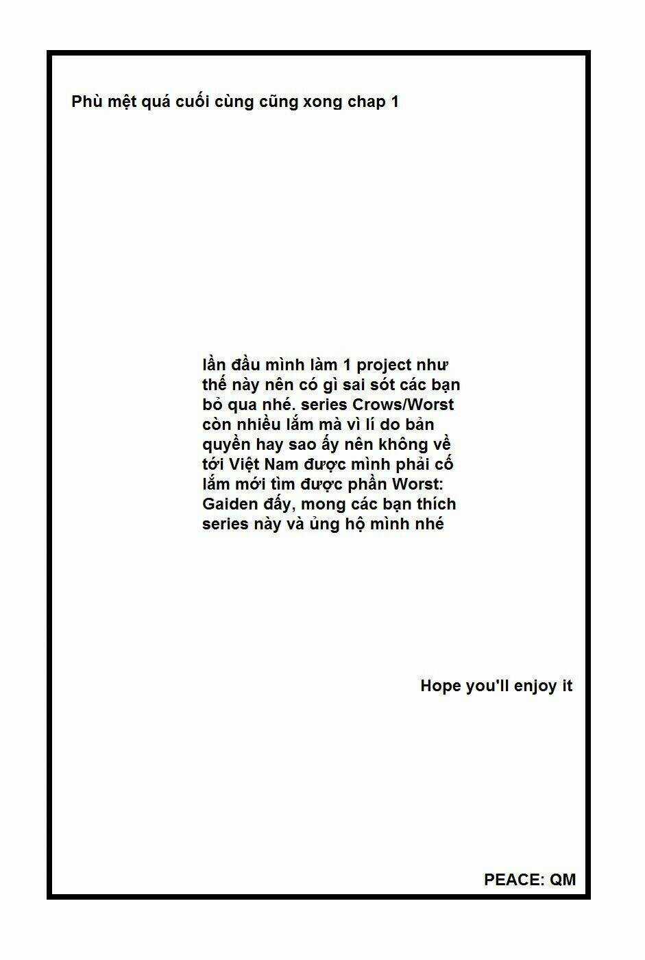 Worst Gaiden: Harumichi - Chapter 1 - Trang 2