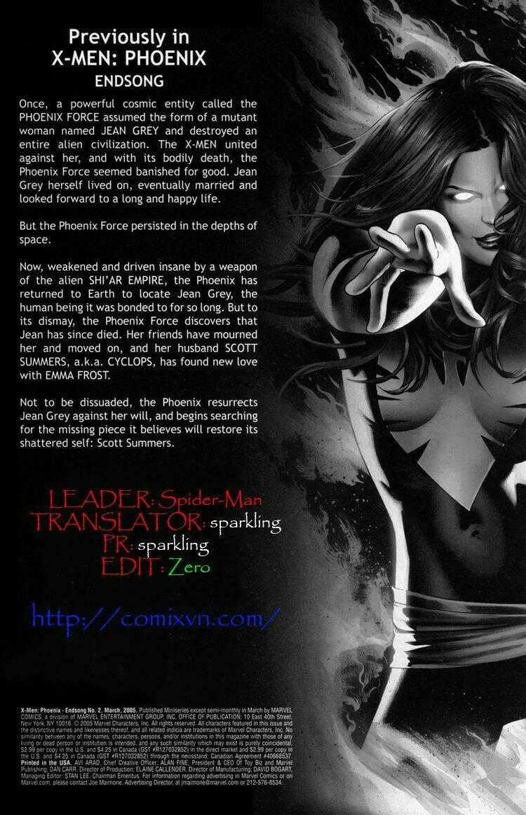 X-Men Phoenix Endsong - Chapter 2 - Trang 2