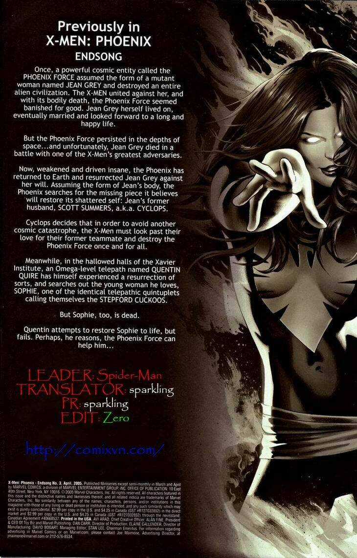 X-Men Phoenix Endsong - Chapter 3 - Trang 2