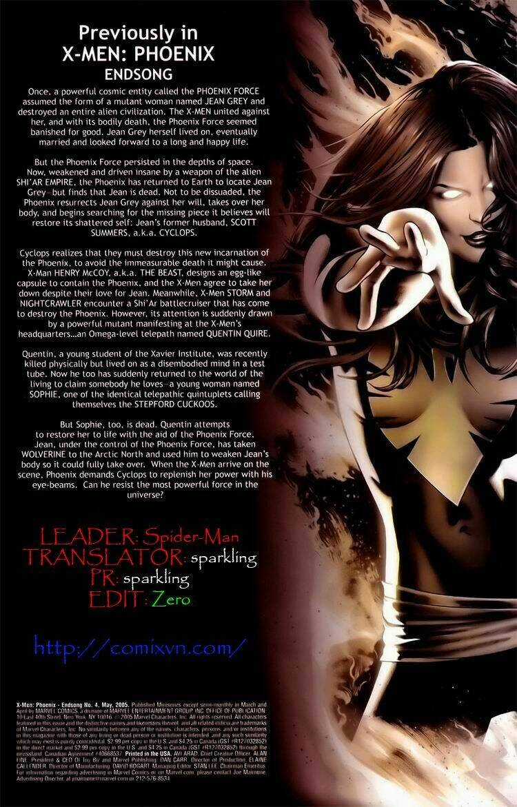 X-Men Phoenix Endsong - Chapter 4 - Trang 2