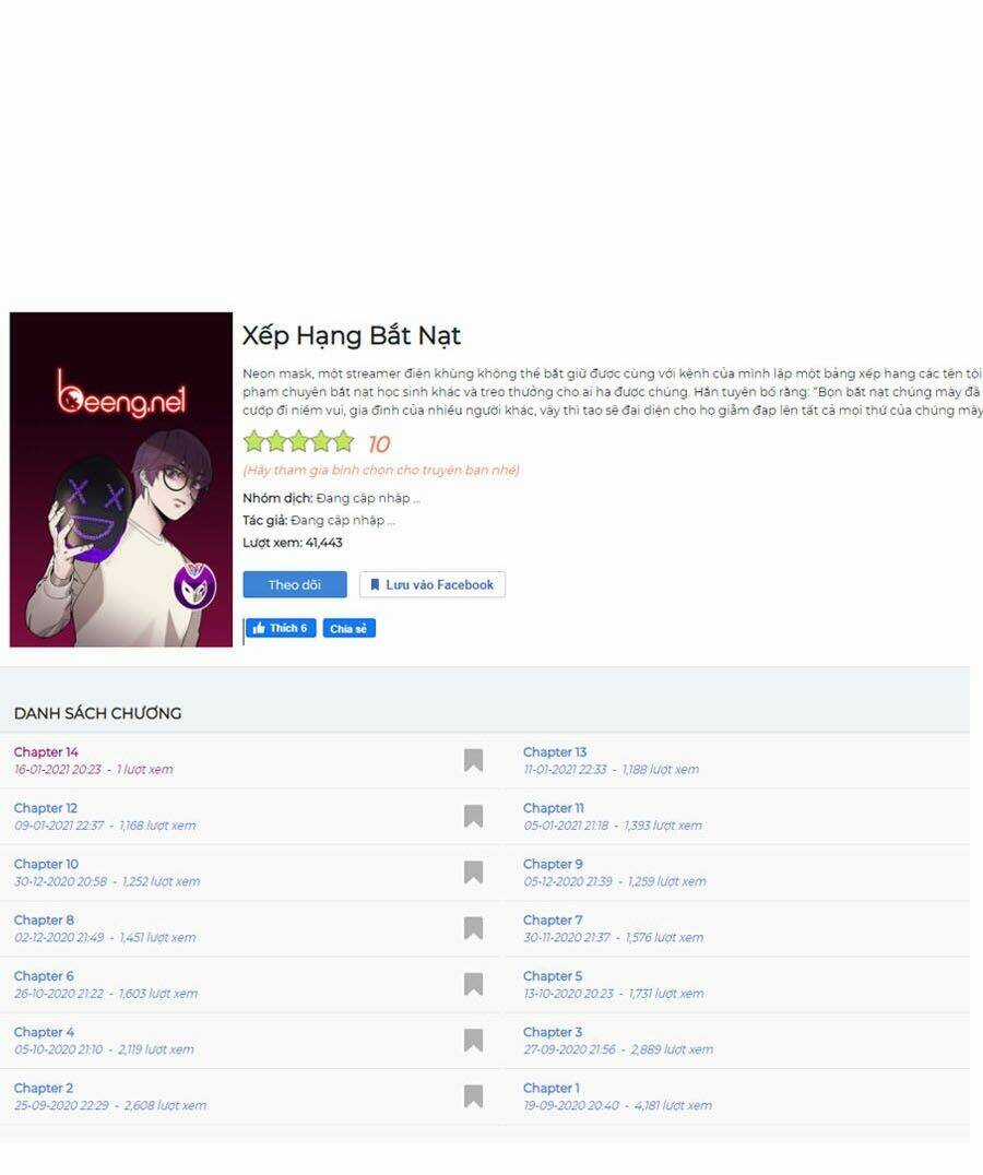 Xếp Hạng Bắt Nạt - Chapter 15 - Trang 1