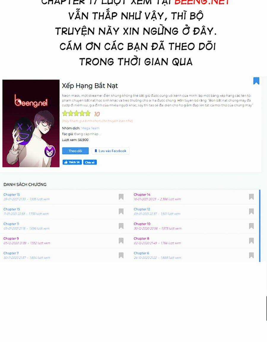 Xếp Hạng Bắt Nạt - Chapter 16 - Trang 110