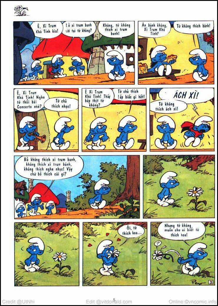 Xì Trum (Les Schtroumpfs) - Chapter 1 - Trang 4