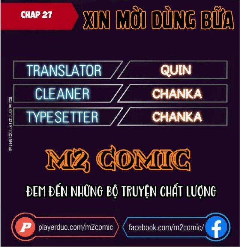 Xin Mời Dùng Bữa - Chapter 27 - Trang 1