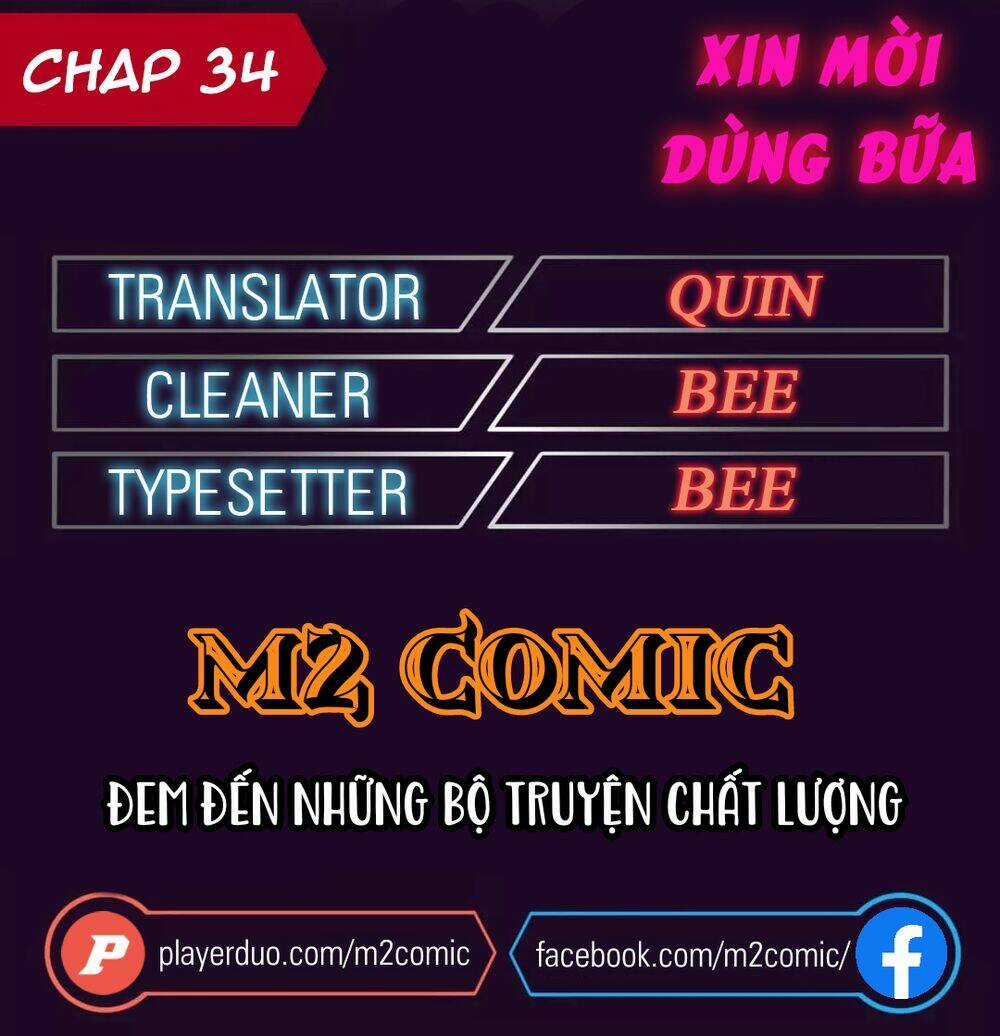 Xin Mời Dùng Bữa - Chapter 34 - Trang 1