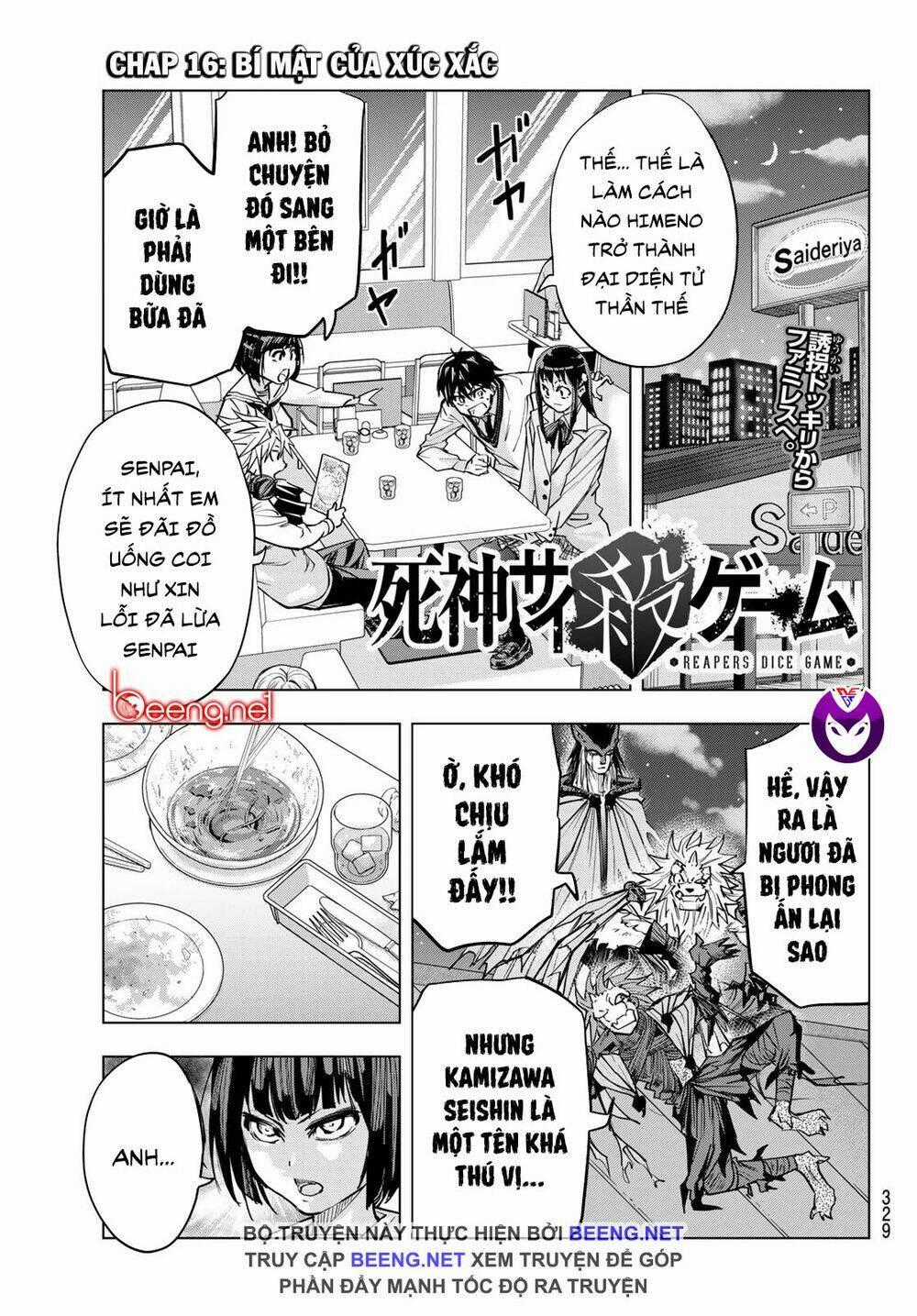 Xúc Xắc Tử Thần - Chapter 16 - Trang 1