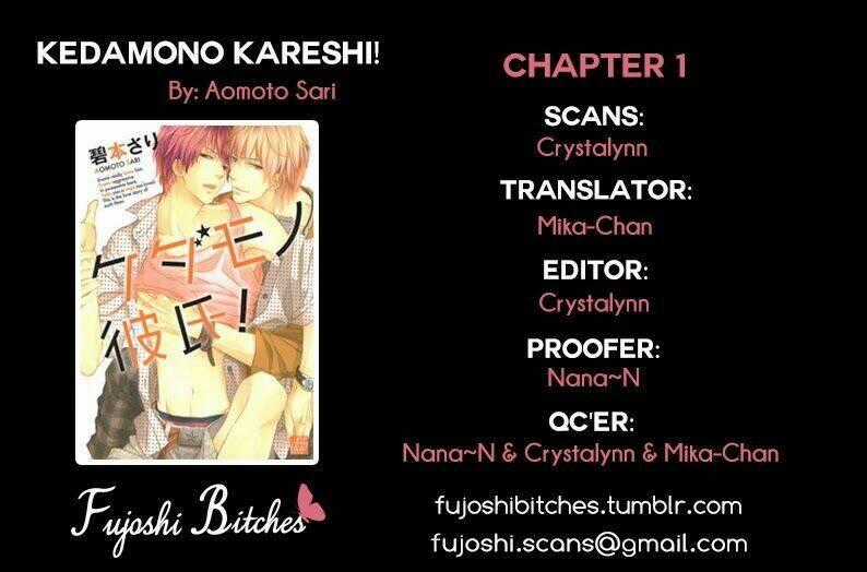 [Yaoi]Kedamono Kareshi! - Chapter 1 - Trang 2