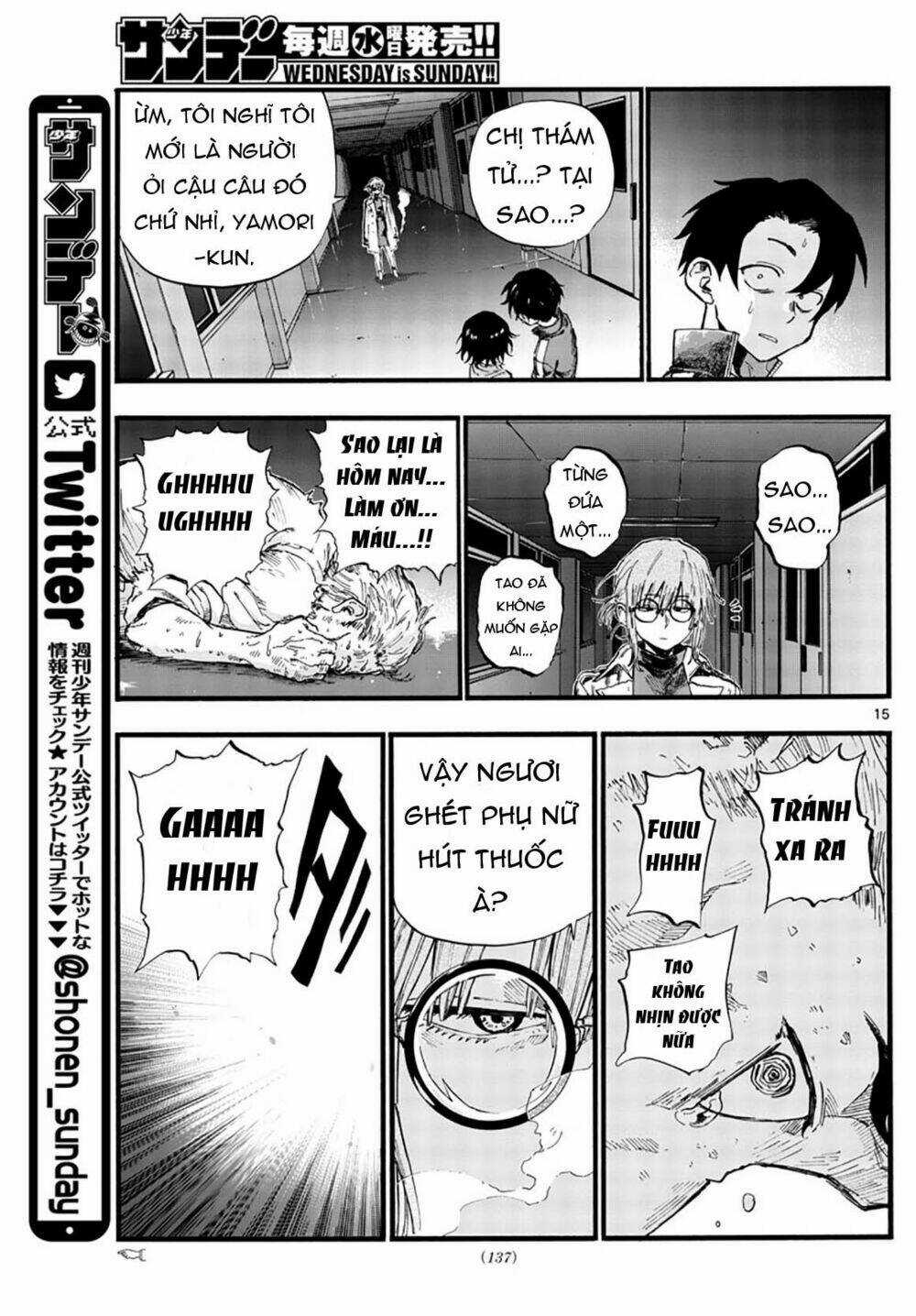 Yofukashi No Uta - Chapter 38 - Trang 17