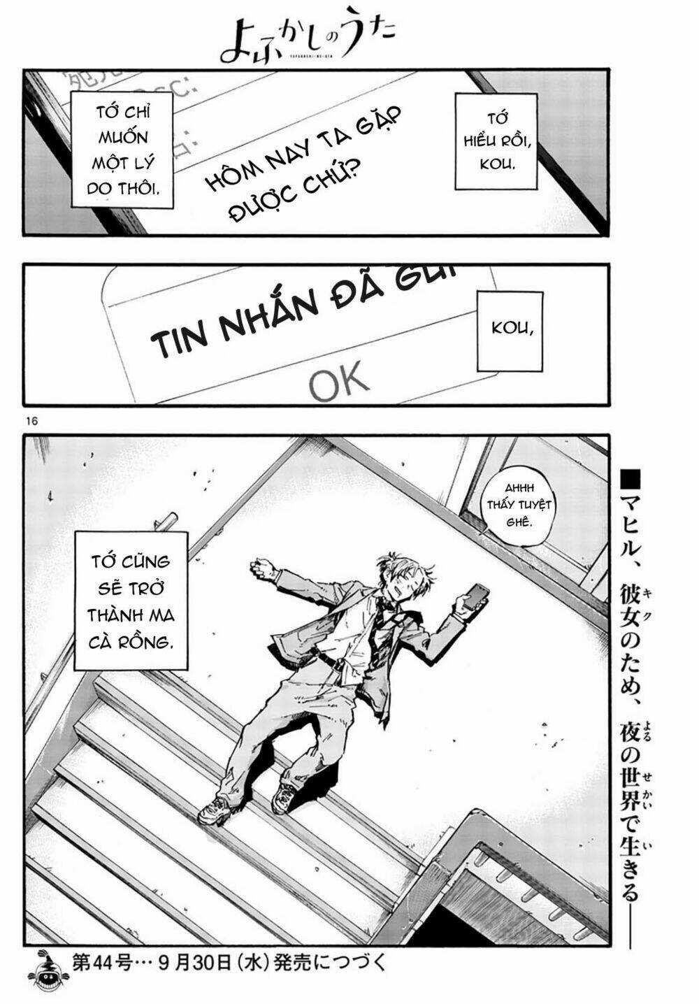 Yofukashi No Uta - Chapter 50 - Trang 19