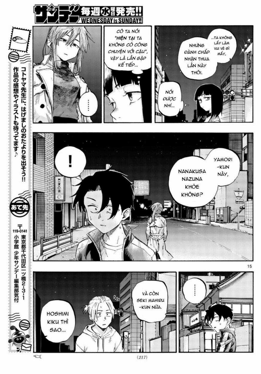 Yofukashi No Uta - Chapter 55 - Trang 17
