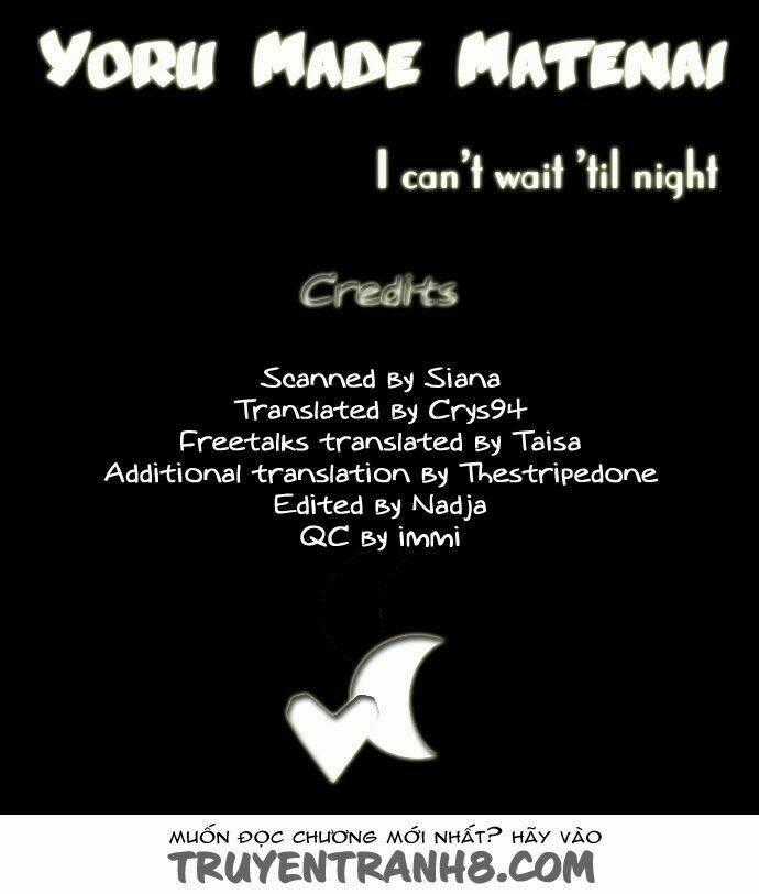 Yoru Made Matenai - Chapter 1 - Trang 1