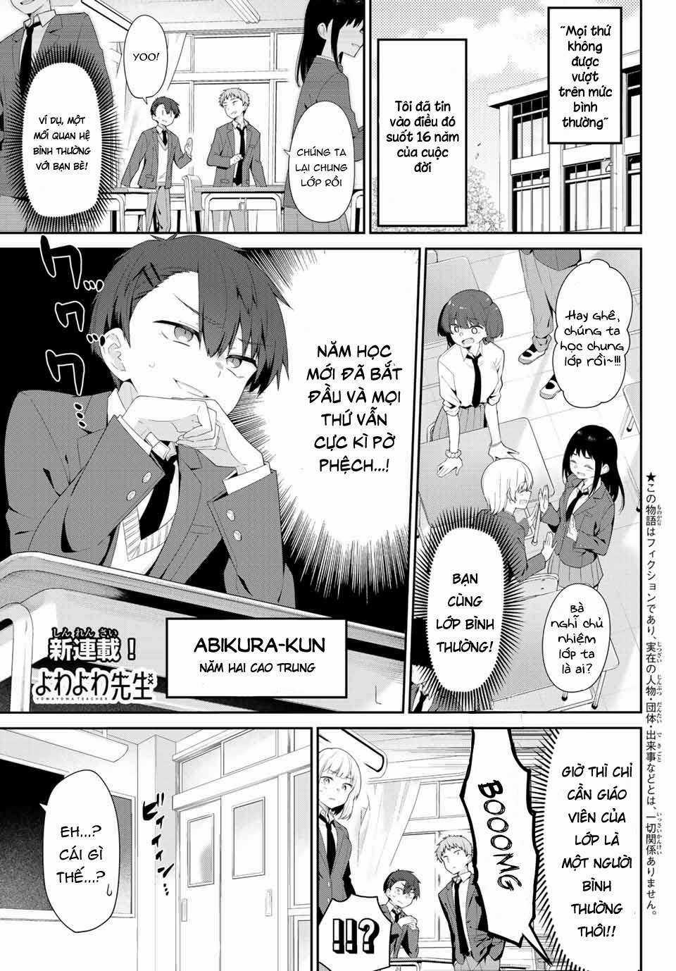 Yowayowa-Sensei - Chapter 1 - Trang 2