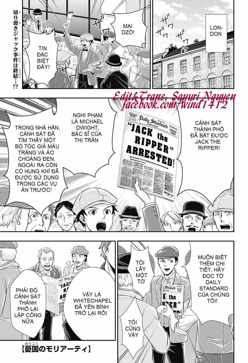 Yukoku No Moriarty - Chapter 29 - Trang 1