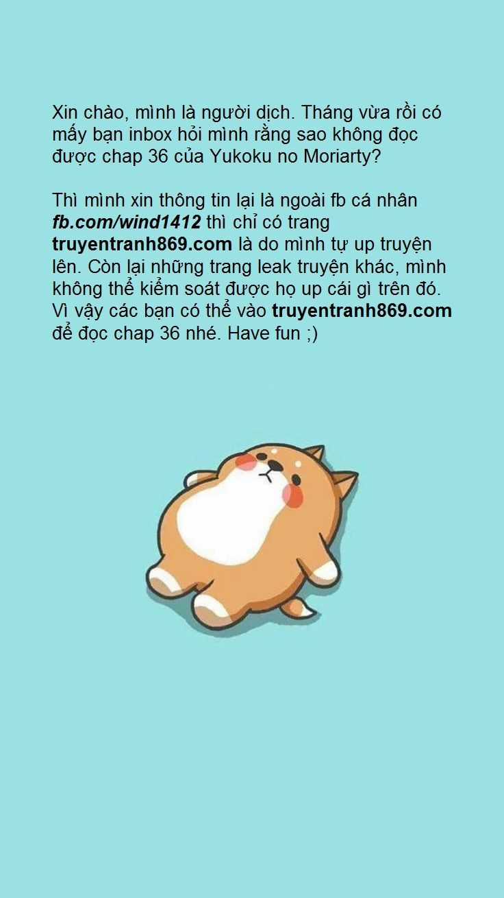 Yukoku No Moriarty - Chapter 37 - Trang 1